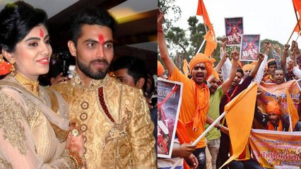 Ravindra Jadeja’s wife Riva Solanki  Joins Karni Sena’s women wing in Gujarat | वनइंडिया हिंदी