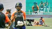 India vs West Indies 2018 : Virat Kohli, MS Dhoni Play Football In Training Ahead Of Guwahati ODI