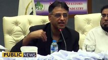 Finance Minister Asad Umar addresses an event in Pakistan Stock Exchange _ 20th October 2018