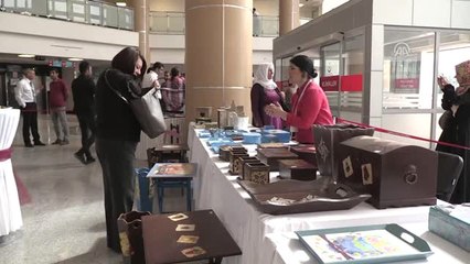 Psikiyatri Hastaları El Hünerlerini Sergiledi