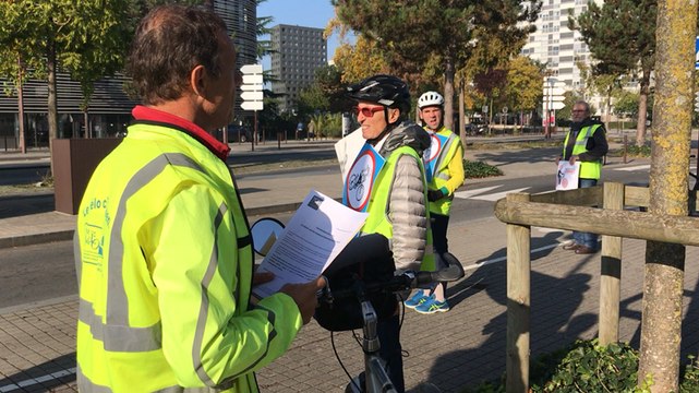 Les cyclistes nantais en colère contre les automobilistes non respectueux des règles de sécurité