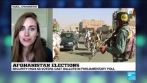 Afghan election turnout likely to be low due to technical problems and bombings