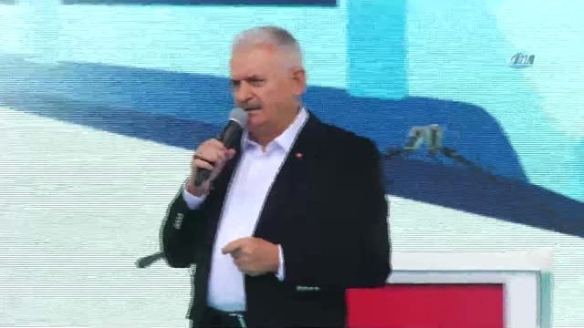 Gebze-Darıca Metrosunun Temelini TBMM Başkanı Binali Yıldırım Attı