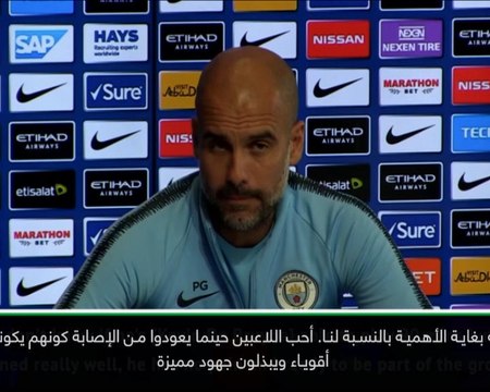 كرة قدم: الدوري الممتاز: إنه هام جداً بالنسبة لنا – غوارديولا عن عودة كيفن دي بروين