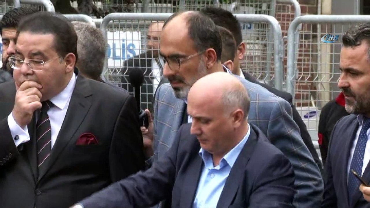 Suudi Arabistan Başkonsolosluğu önünde Cemal Kaşıkçı açıklaması