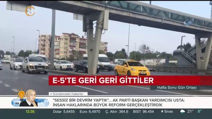 Trafiği tehlikeye attılar