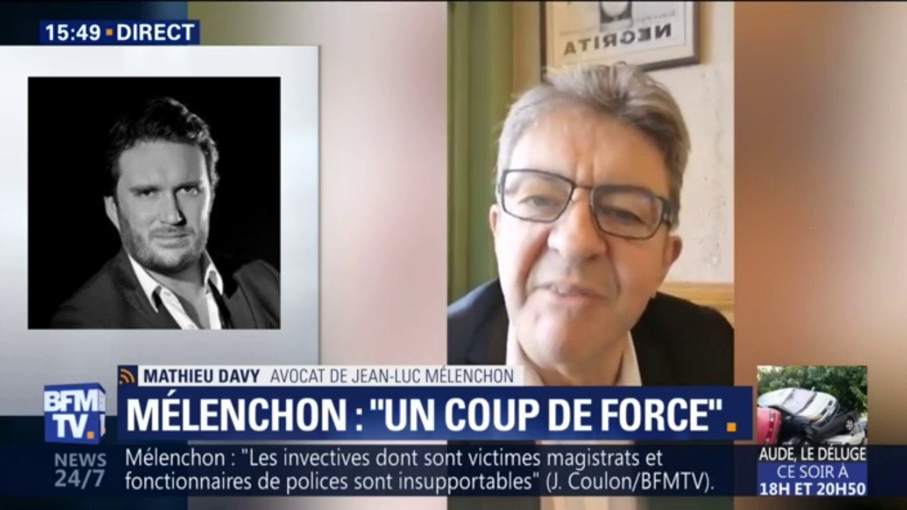 "C'est la première fois qu'on a des perquisitions de cette ampleur sur un parti." L'avocat de Mélenchon répond à la procureure