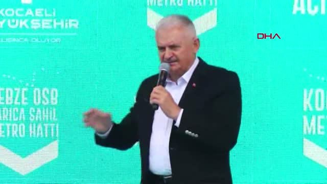 Kocaeli TBMM Başkanı Yıldırım, Gebze Osb- Darıca Sahil Metro Hattı Temel Atma Törenine Katıldı - 2