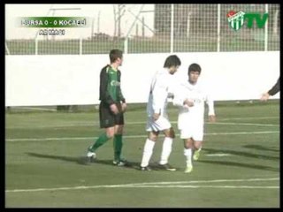 A2 Ligi Bursaspor - Kocaelispor 1-1 (İlk Yarı) (01.12.2009)