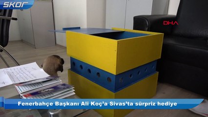 Download Video: Fenerbahçe Başkanı Ali Koç’a Sivas’ta sürpriz hediye