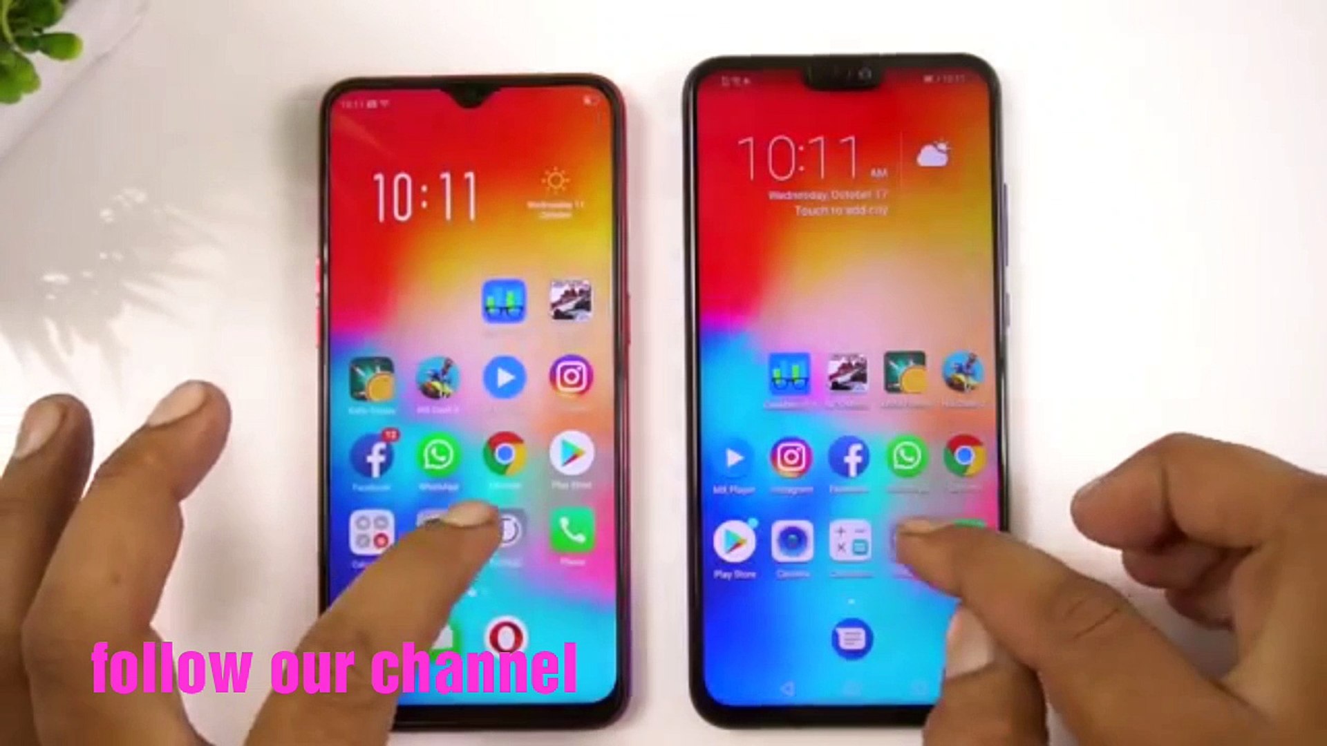 ⁣Honor 8x vs Oppo F9 Speed Test comparison