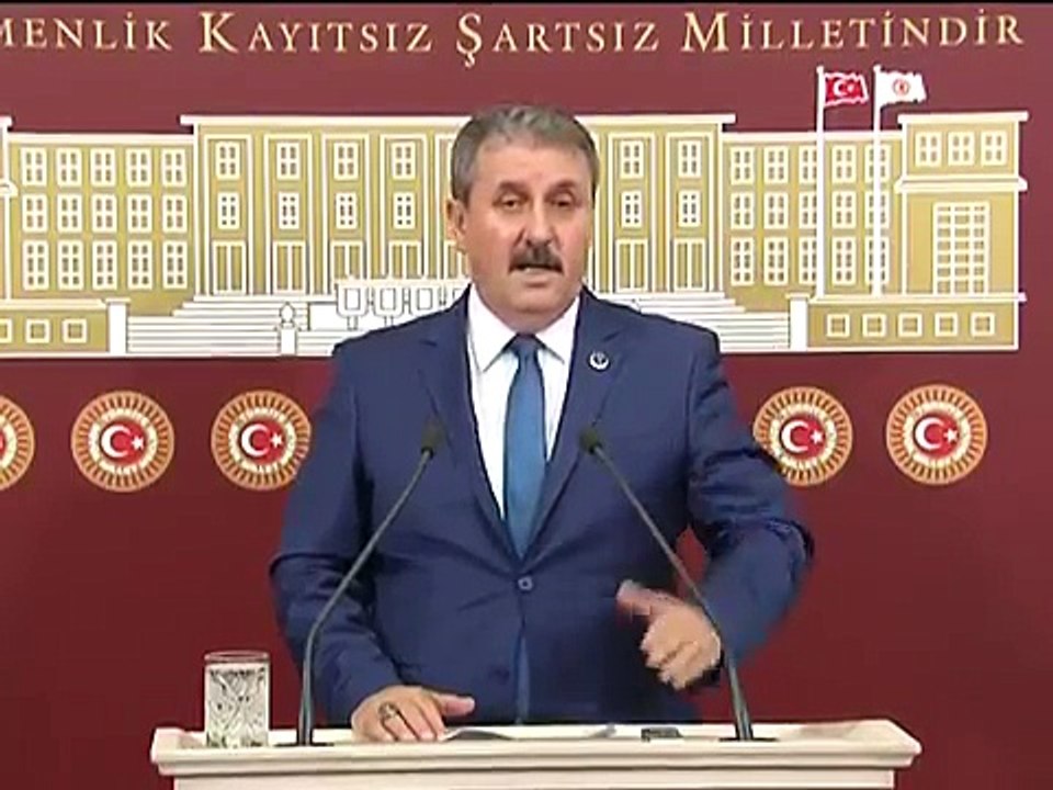 BBP GENEL BAŞKANI MUSTAFA DESTİCİ, TBMM'de Basın Toplantısı Düzenledi.                    19.10.2018