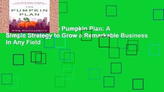 Best product  The Pumpkin Plan: A Simple Strategy to Grow a Remarkable Business in Any Field