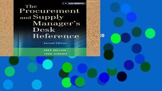 Review  The Procurement and Supply Manager s Desk Reference