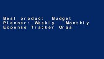Best product  Budget Planner: Weekly   Monthly Expense Tracker Organizer,Budget Planner and
