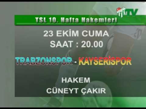 TSL 10. Hafta Hakemleri (21.10.2009)