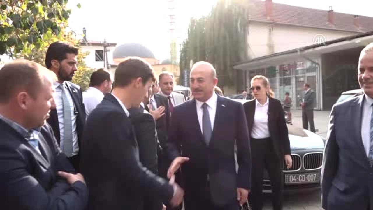 Dışişleri Bakanı Çavuşoğlu'na "Ölürüm Türkiye"Li Karşılama