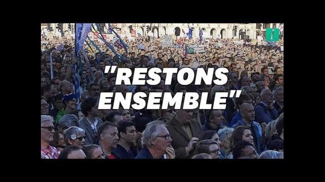 Arrêtez le Brexit , la foule europhile s'est rassemblée en nombre à Londres