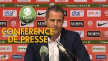 Conférence de presse AS Nancy Lorraine - Grenoble Foot 38 (1-2) : Didier THOLOT (ASNL) - Philippe  HINSCHBERGER (GF38) - 2018/2019
