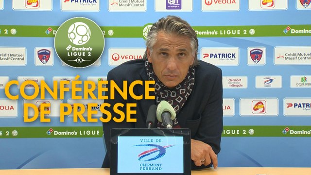 Conférence de presse Clermont Foot - Red Star FC (0-0) : Pascal GASTIEN (CF63) - Régis BROUARD (RED) - 2018/2019