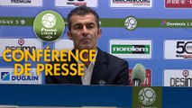 Conférence de presse ESTAC Troyes - FC Sochaux-Montbéliard (1-2) : Rui ALMEIDA (ESTAC) - José Manuel AIRA (FCSM) - 2018/2019