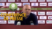 Conférence de presse FC Metz - Chamois Niortais (3-0) : Frédéric  ANTONETTI (FCM) - Patrice LAIR (CNFC) - 2018/2019