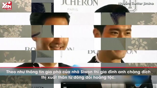 Netizen bất ngờ trước xuất thân hoàng tộc của Siwon (SUPER JUNIOR)