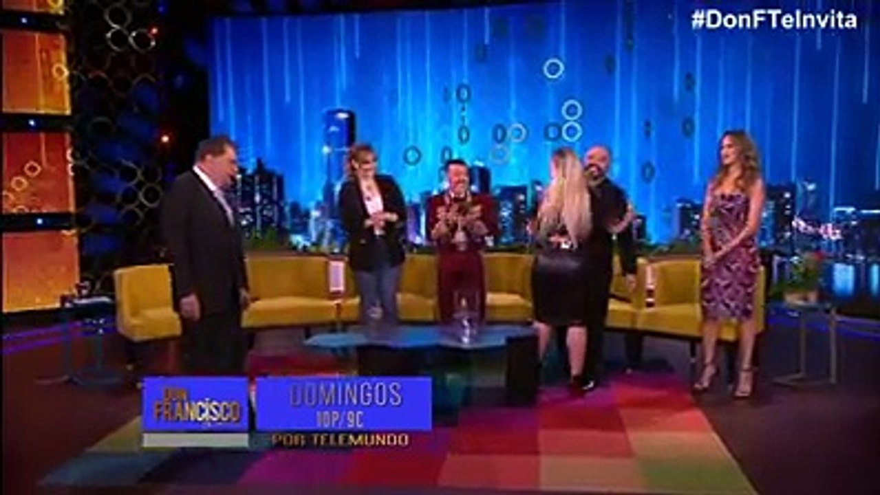¡El reencuentro de Chiquis y Lupillo Rivera se vivió en Don Francisco Te Invita! Chiquis Lupillo Rivera