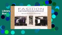 Library  Fashion Entrepreneurship: Retail Business Planning