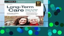 D.O.W.N.L.O.A.D [P.D.F] Long-Term Care: How to Plan   Pay for It [E.P.U.B]