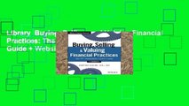 Library  Buying, Selling, and Valuing Financial Practices: The FP Transitions M A Guide   Website