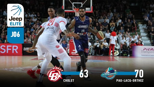 Jeep® ÉLITE : Cholet vs Pau-Lacq-Orthez (J6)