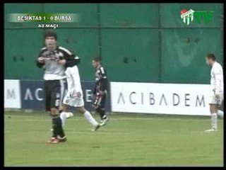 A 2 Ligi Beşiktaş - Bursaspor 2 - 0 ( İkinci Yarı Özet) (10.12.2009)