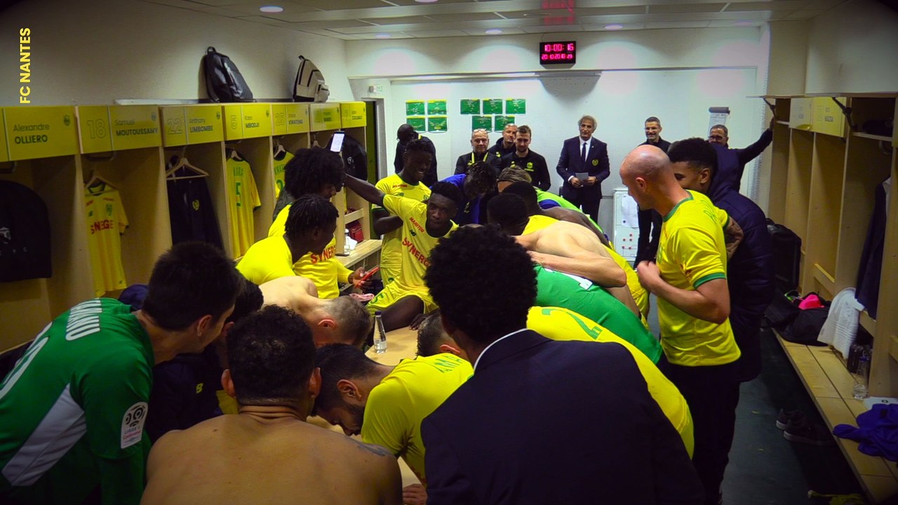 FC Nantes - Toulouse FC : la joie du vestiaire