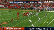 Syracuse QB Tommy DeVito Leads Orange To Win vs. UNC