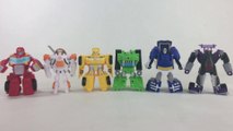 Transformers Rescue Bots Bumblebee w Griffin Rock Team Pack and Morbot || Keith's Toy Box