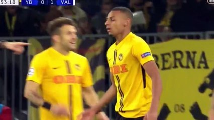 Guillaume Hoarau Penalty Goal - Young Boys vs Valencia 1-1 23/10/2018
