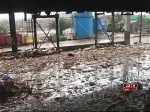 Con agua o sin agua vamos a trabajar, afirman trabajadores de Bordo Poniente