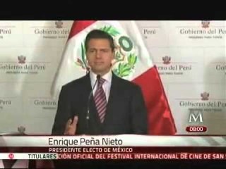 Enrique Peña Nieto visita Perú; pacta acuerdos bilaterales