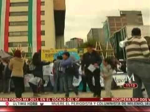 Personas de todas las edades corren en el DF contra la trata de personas