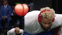 Odell Beckham Jr Moons Randy Moss In Tribute Of The Legend During Monday Night Football