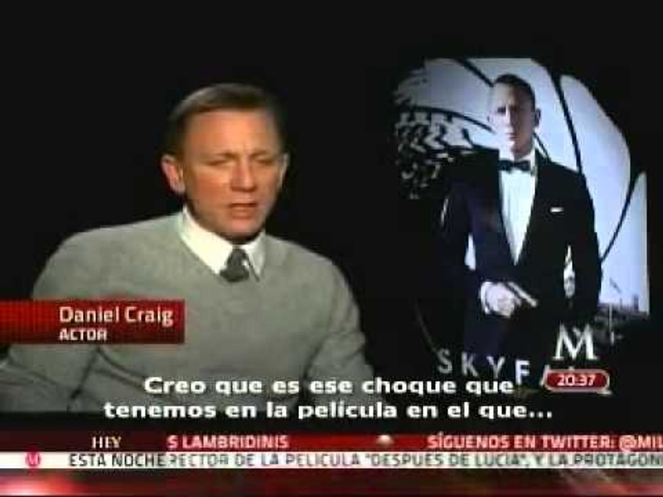 Entrevista a Javier Bardem y Daniel Craig, protagonistas de "Skyfall 007"