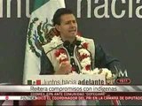 Reafirma Peña Nieto compromisos para desarrollo de pueblos indígenas