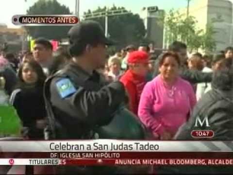 Arriban fieles de San Judas Tadeo a San Hipólito