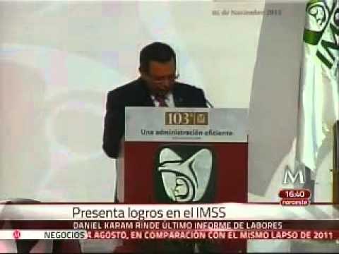 Daniel Karam presenta logros en el IMSS durante su administración