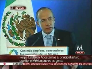 Felipe Calderón pide un "último esfuerzo" por la Reforma Laboral