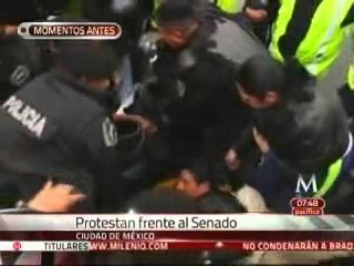 Inician 'sentón' en el Senado contra la reforma laboral