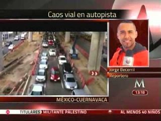 Video herunterladen: Por fin de semana largo se registra fuerte afluencia vehicular salidas de DF