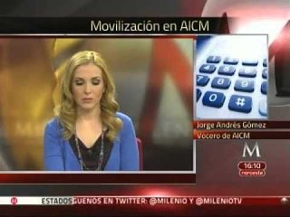 Frenan despegue de avión en el AICM por procedimiento de seguridad