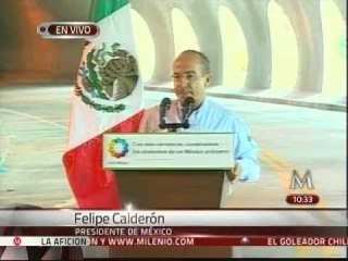 Inaugura Calderón tramo de la carretera Durango-Mazatlán